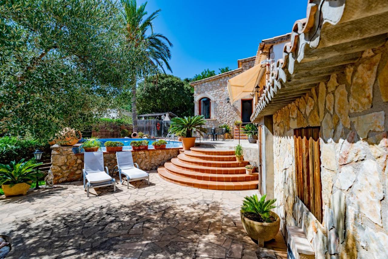 Villa In Center Of Pollensa With Pool And Jacuzzi Bagian luar foto